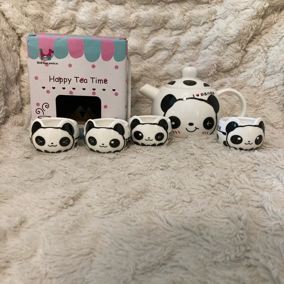 H&H ceramics Other - NWOT Happy Tea Time Panda Set